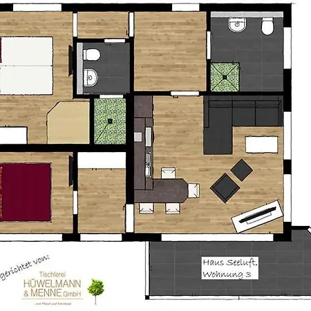 Haus Seeluft 3 Sl03 Daire *
